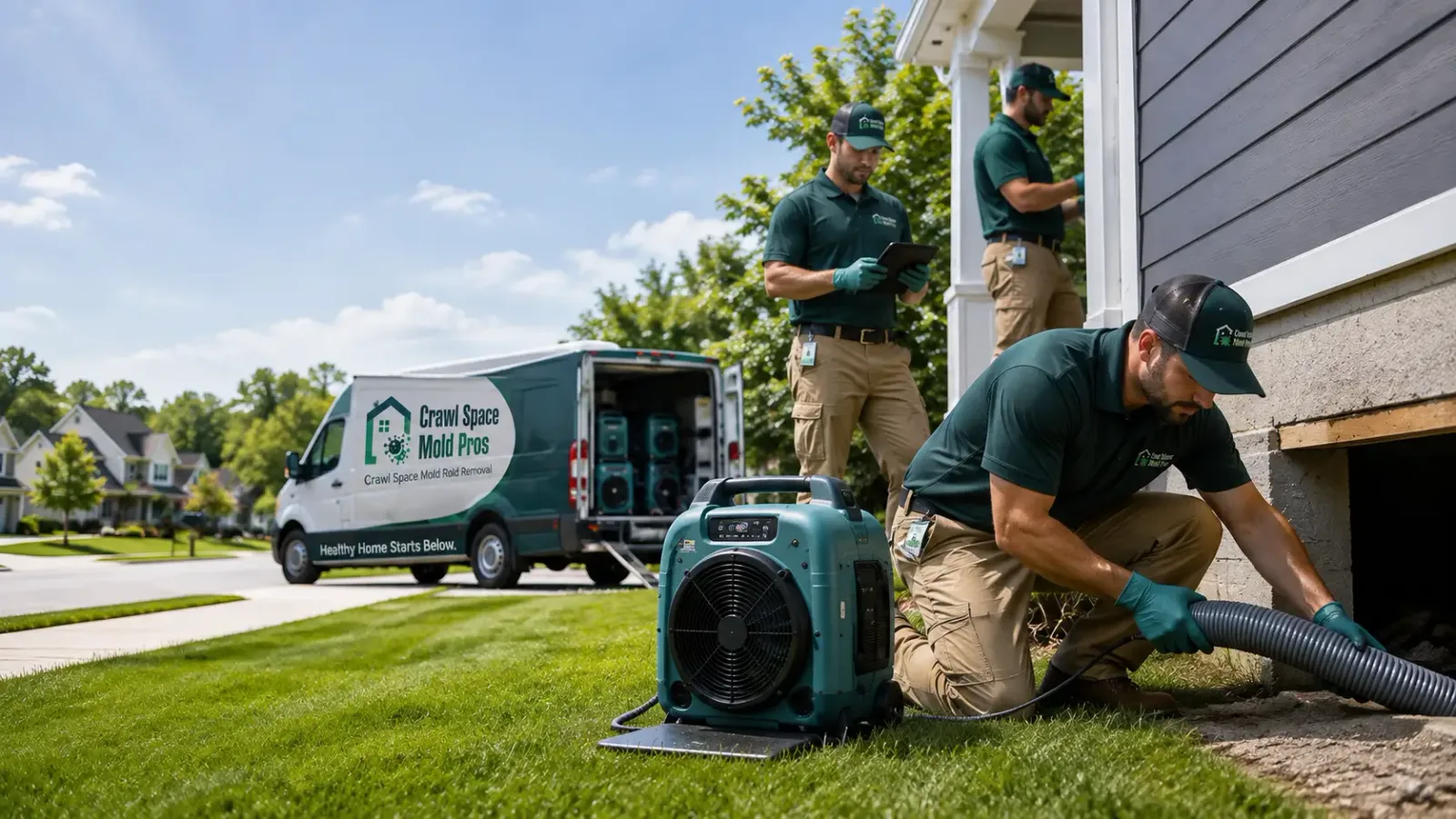 Crawl Space Mold Removal in Norton, MA